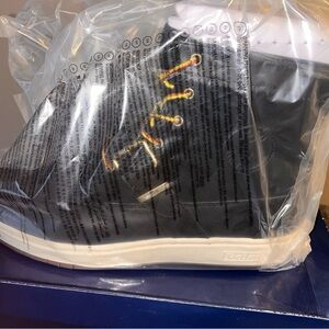 Polo Ranger-80-LCB Black Leather/Suede Sneakers